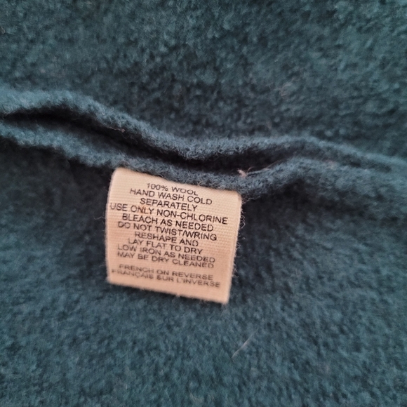 Anthropologie Sleeping On Snow Large Floral Wool Cardigan Sweater Jacket Green - Picture 6 of 8